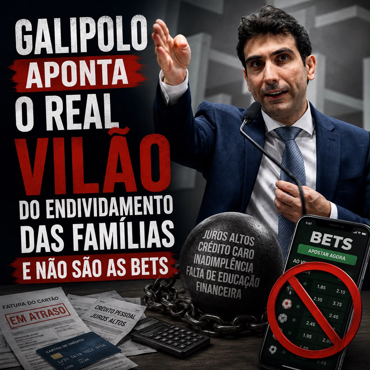 GALÍPOLO DESMENTE A NARRATIVA CRIADA PELO PRÓPRIO GOVERNO